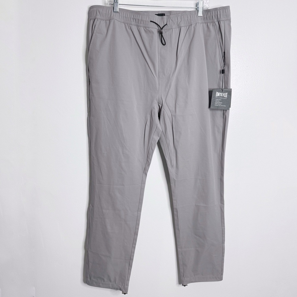 NWT Joe's Jean‎ Men's Kinetic Flex Pant Gray XXL Casual Minimalist Preppy